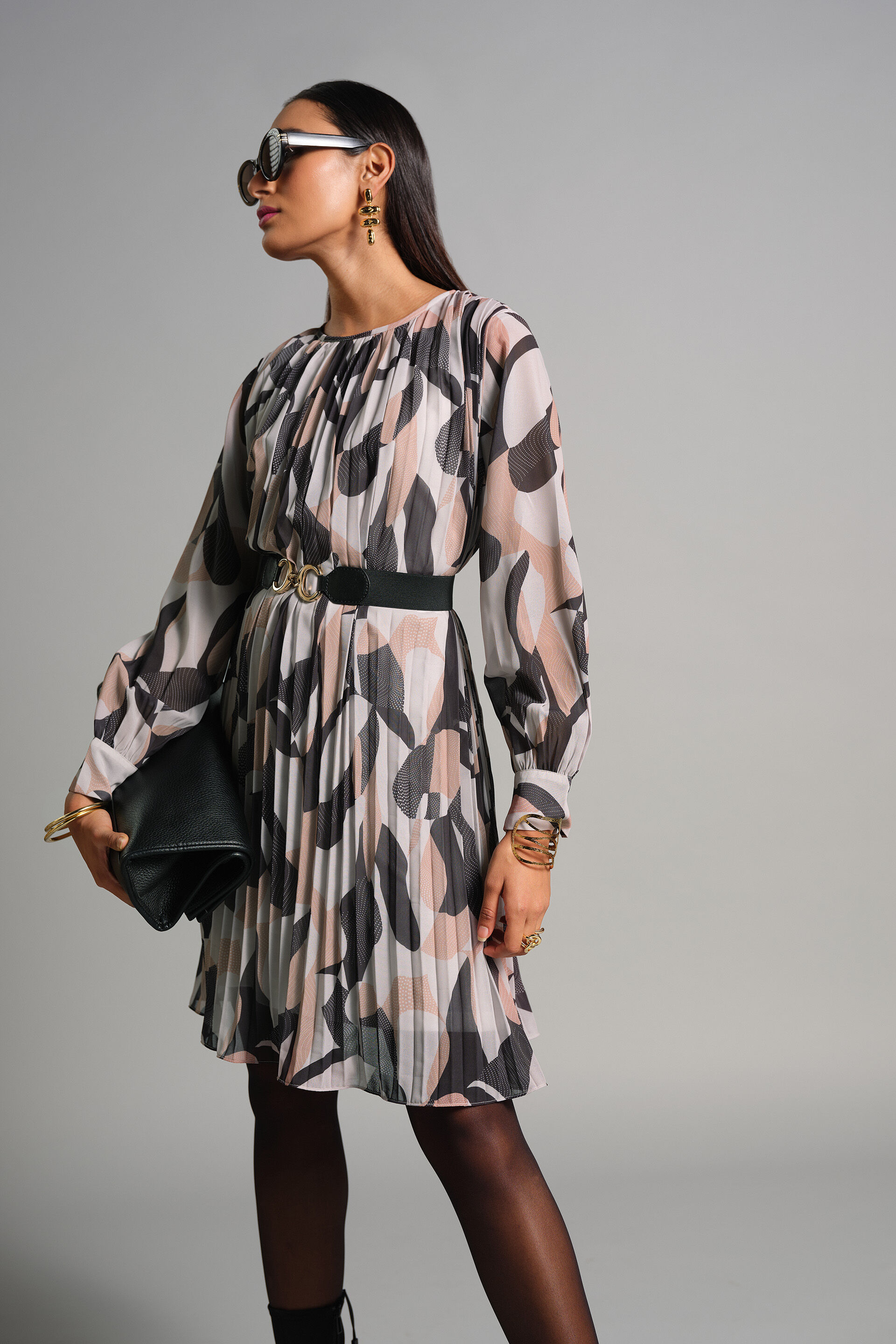 Imelda Dress, Black, image 2